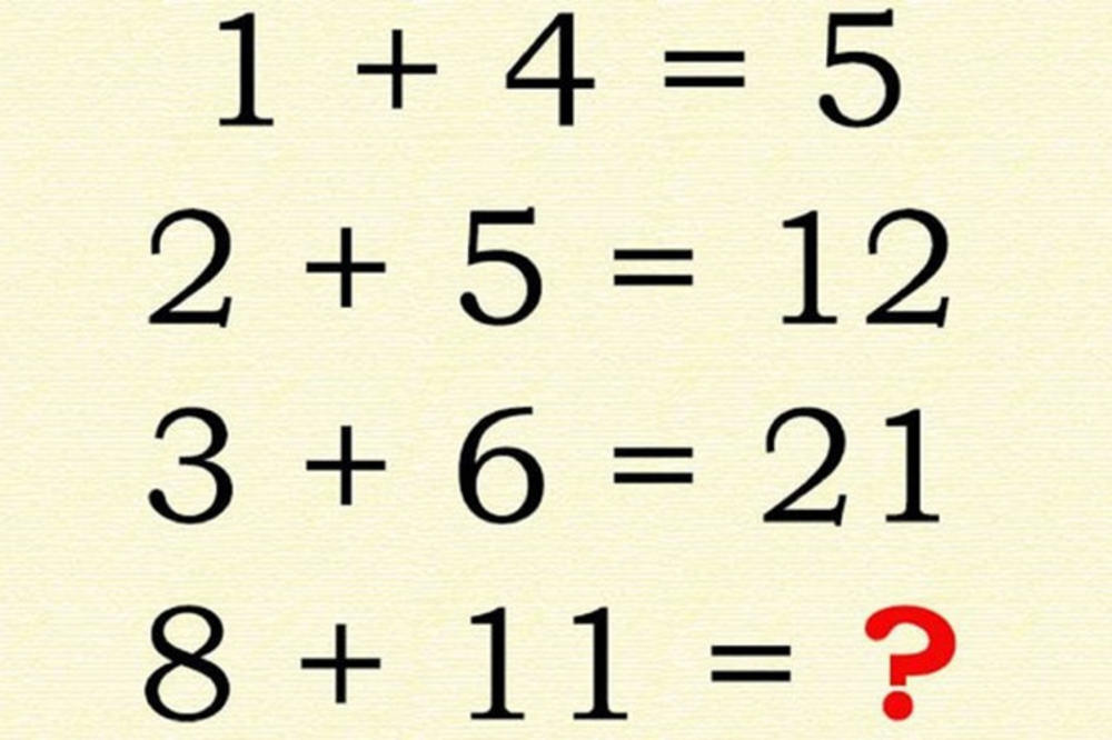 SAMO 1 OD HILJADU LJUDI UME DA REŠI OVAJ ZADATAK: Da li ste među ovom retkom vrstom? (FOTO)