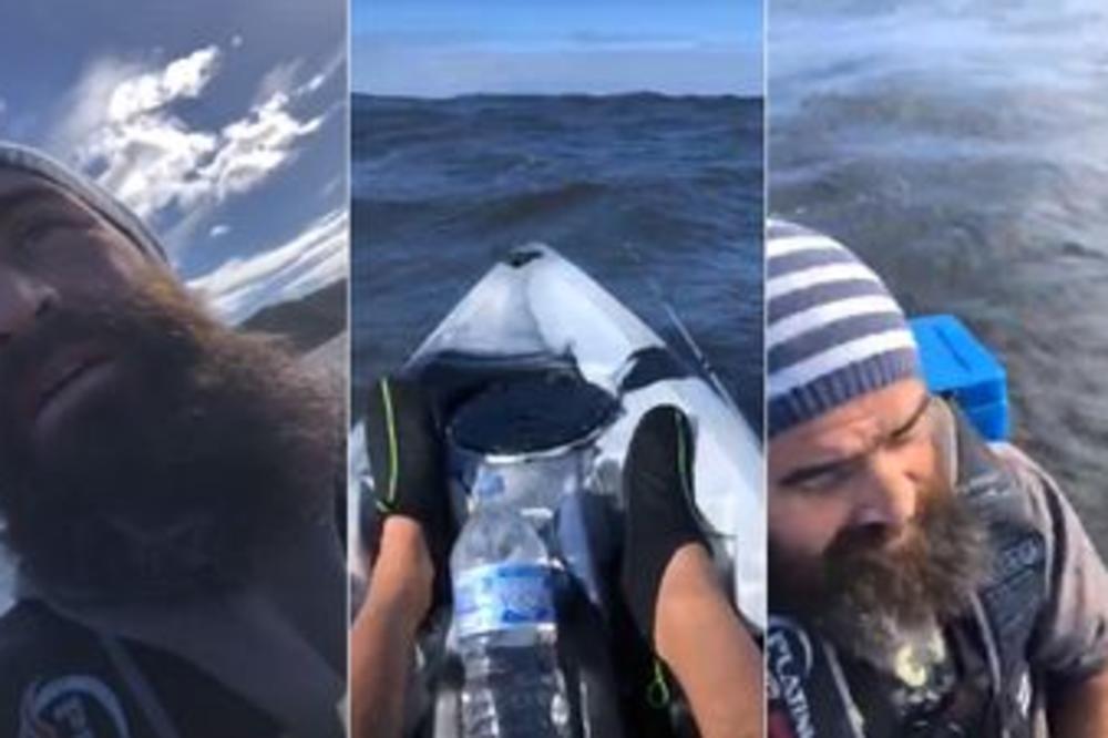 PRIJATELJI GA NA FEJSU GLEDALI KAKO UMIRE: Snimao uživo plovidbu kajakom kada se dogodilo NAJGORE (VIDEO)