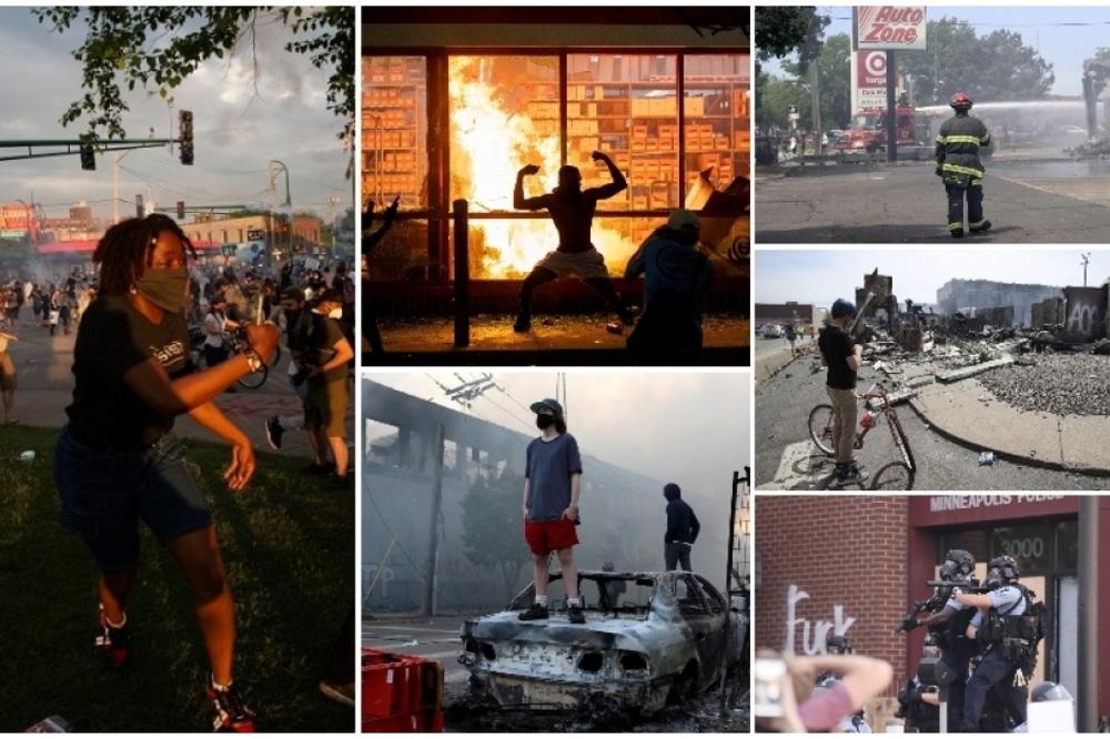 AMERIKA NA IVICI GRAĐANSKOG RATA ZBOG UBISTVA NEDUŽNOG ČOVEKA! Treći dan traju ŽESTOKI PROTESTI!