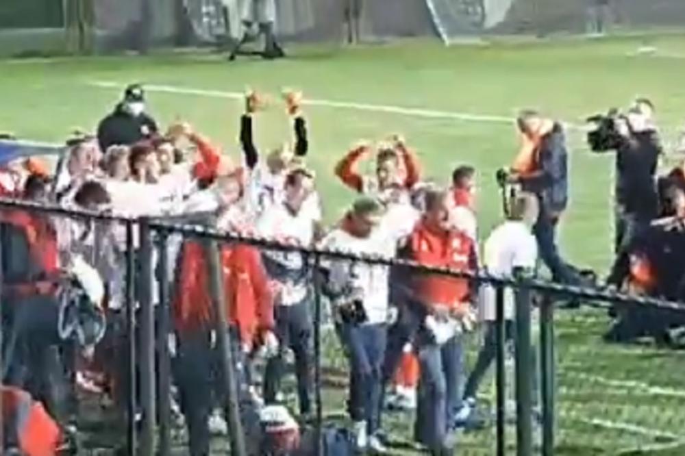 LUDA PROSLAVA ZVEZDINE TITULE NA BANJICI: Nema navijača, ali to nije sprečilo ekstazu!