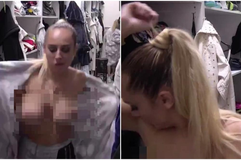 LUNA ĐOGANI ZABILA SILIKONSKE GRUDI U KAMERU PA MIRISALA PAZUH: Ova devojka baš neće da shvati da je na tv-u!