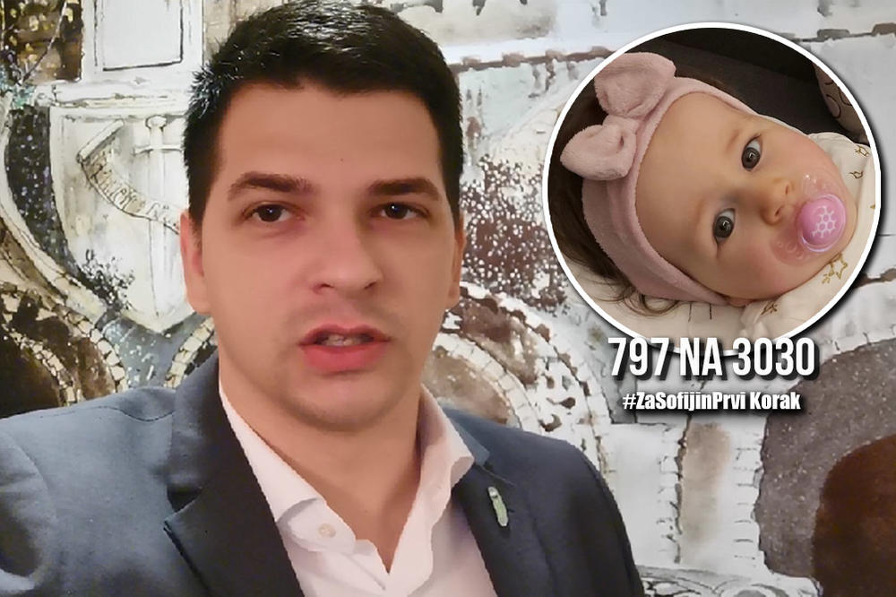 VUK MIRČETIĆ SE UKLJUČIO U AKCIJU ESPRESA! Svi zajedno za Sofijin prvi korak! SMS 797 NA 3030