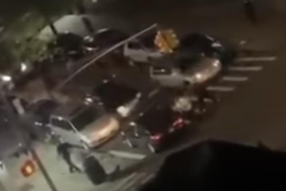 STRAVIČAN SNIMAK IZ AMERIKE: Pregazili policajca nasred ulice, čovek je ODLETEO U VAZDUH! (VIDEO)