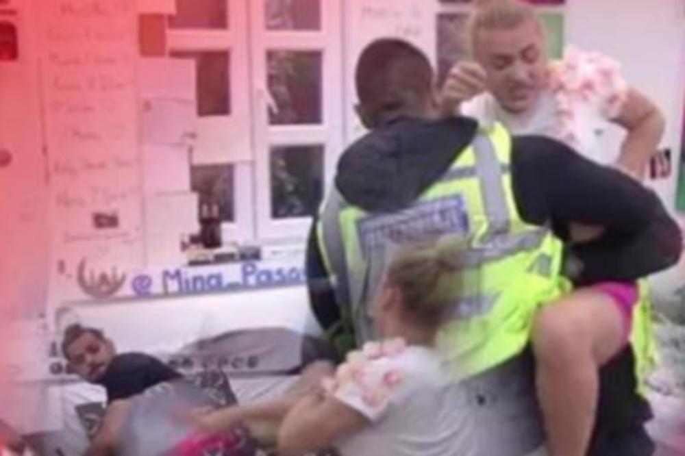 JEZIVE SCENE U ZADRUZI! Šamari, krici, suze! Svi iz obezbeđenja uleteli u kuću! (VIDEO)
