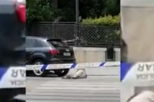 PROCUREO JEZIVI SNIMAK SA MESTA LIKVIDACIJE MILOŠA PERUNIČIĆA: Ubijen na 100 metara od kuće gde je živeo (VIDEO)