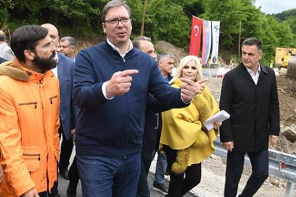 VUČIĆ: Tašjapi da ubrza rekonstrukciju puta N.Pazar-Tutin
