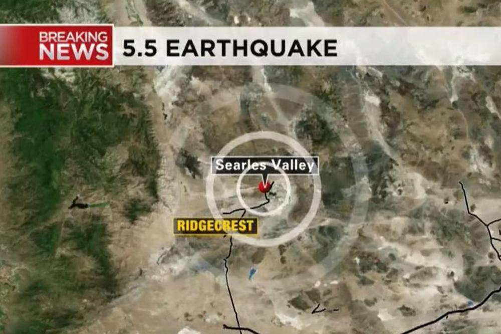 VELIKI ZEMLJOTRES POGODIO KALIFORNIJU! Epicentar je 190 kilometara od Los Anđelesa! (VIDEO)