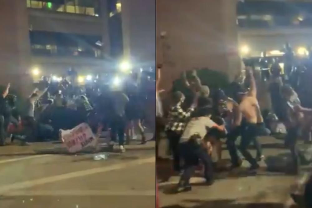 POLICAJCI PUCALI DVADESETOGODIŠNJAKU U GLAVU, A ONDA RASPALILI I PO BOLNIČARIMA: Haos u Americi (VIDEO)