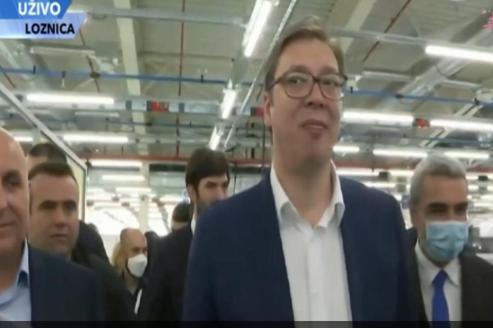 PREDSEDNIK SRBIJE PRIMA REČI HVALE - SADA IMAMO GDE DA RADIMO! Vučić otvara fabriku "Adient"