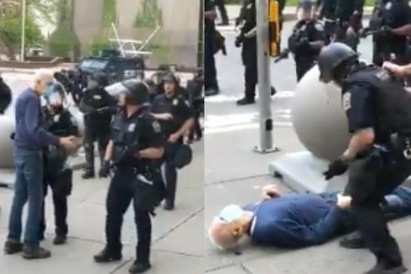 AMERIČKI POLICAJCI NOKAUTIRALI DEDU (75): Odmah je pao u nesvest, krv počela da prska iz glave (UZNEMIRUJUĆI VIDEO)