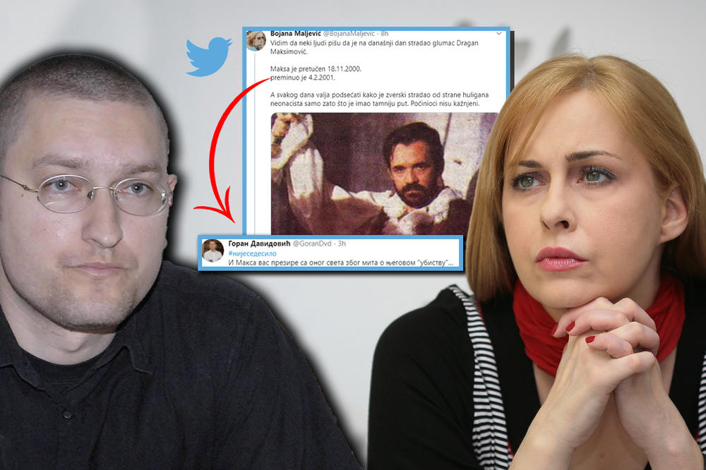 FIRER PLJUNUO NA SEĆANJE NA MRTVOG SRPSKOG GLUMCA I NAPAO BOJANU MALJEVIĆ: Skandal na društvenim mrežama!