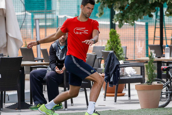 SVOJ NA SVOM: Evo kako uzgleda Novakov trening u Beogradu!
