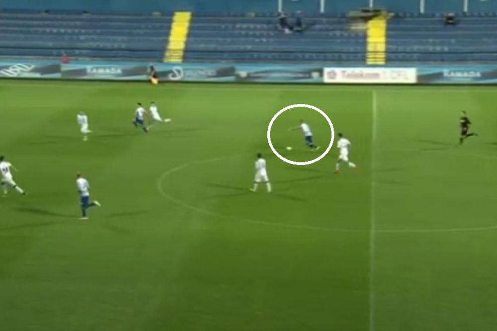 RAIČKOVIĆ GA DAO SA POLA TERENA: Pogodio u stilu Dejana Stankovića, imamo kandidata za Puškaša!