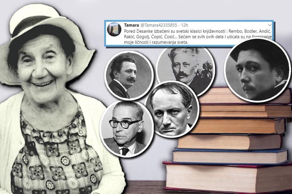NIJE STRADALA SAMO DESANKA? Iz lektire izbačeni i Desnica, Nušić, Domanović, čika Jova Zmaj, Andrić, Ćosić?!