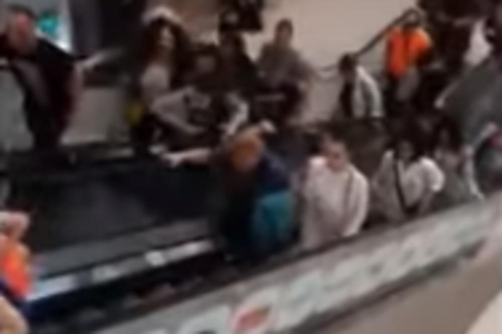 GORI NOVOSADSKI TRŽNI CENTAR: Evo šta se zapalilo