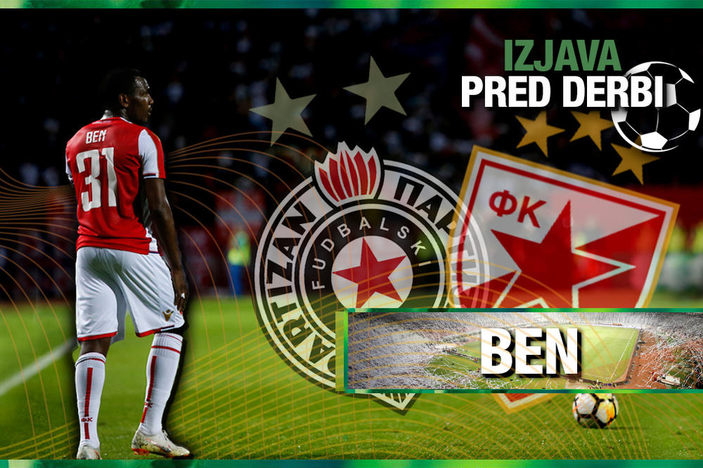 BEN ZA ESPRESO: Voleo bih da baš ja rešim derbi! Gledam snimke Delija, uvek smo "napaljeni" za Partizan!