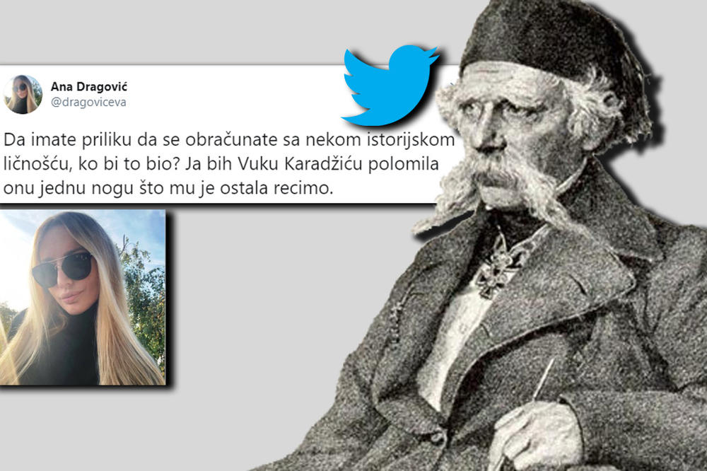 JA BIH VUKU KARADŽIĆU POLOMILA ONU JEDNU NOGU ŠTO MU JE OSTALA: Užasna poruka srpske tviterašice