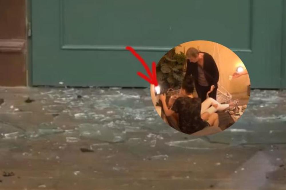 SVA JE KRVAVA! Dragana Mitar razbila staklo na vratima, parče joj se zabilo U GLAVU! (VIDEO)