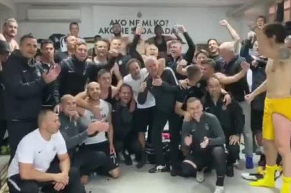 EKSTAZA U SVLAČIONICI PARTIZANA: Grobari će se naježiti zbog pesme koja je zagrmela!