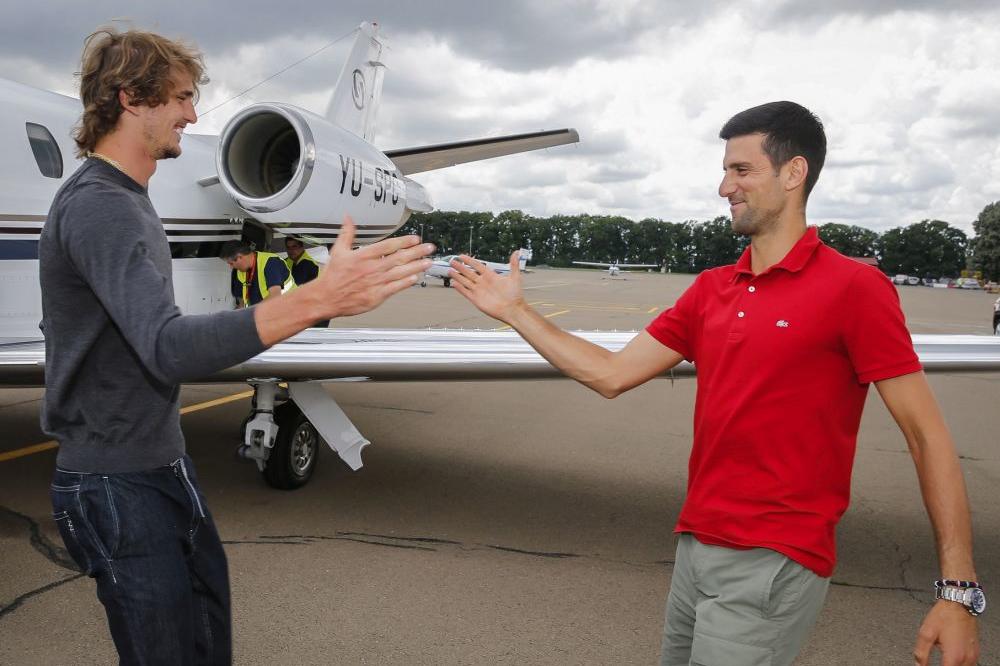 BOEMSKO VEČE SLAVNIH SVETSKIH TENISERA: Nole odveo Tima i Zvereva u Skadarliju - na takozvano 3. poluvreme...