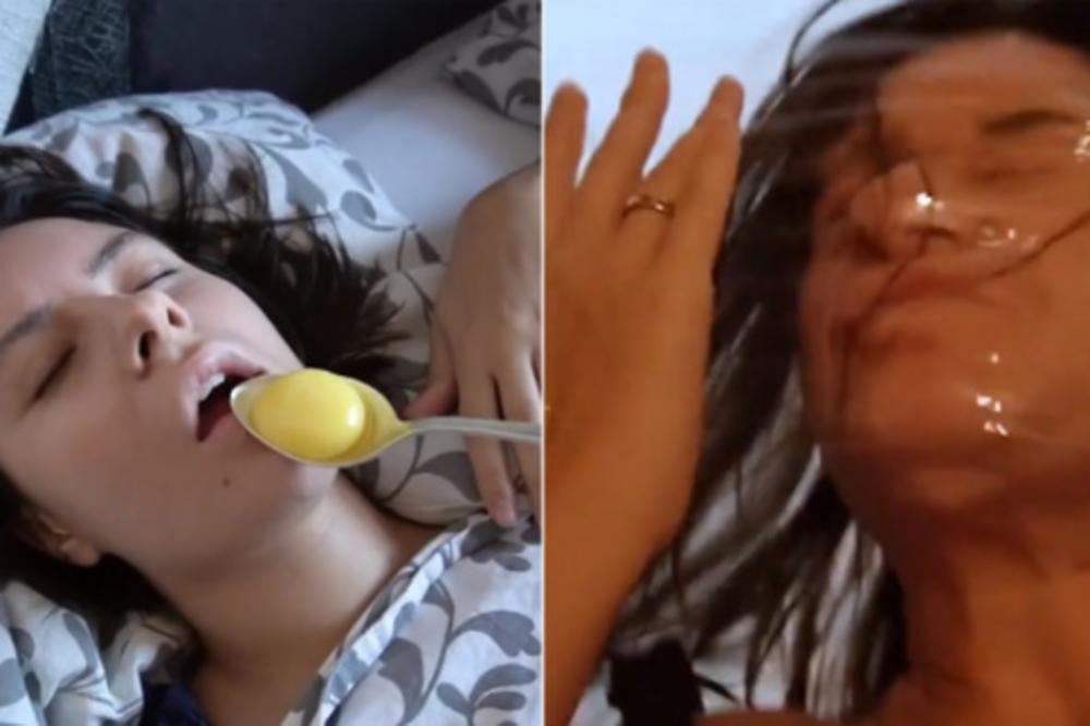LIK JE ŽENI SIPAO ŽUMANCE U USTA DOK JE SPAVALA: Onda je usledilo nešto još gore! (VIDEO)
