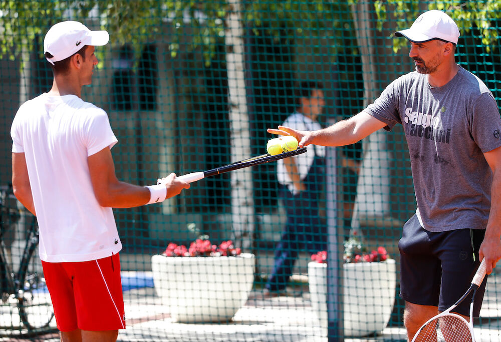 Novak Đoković i Goran Ivanišević