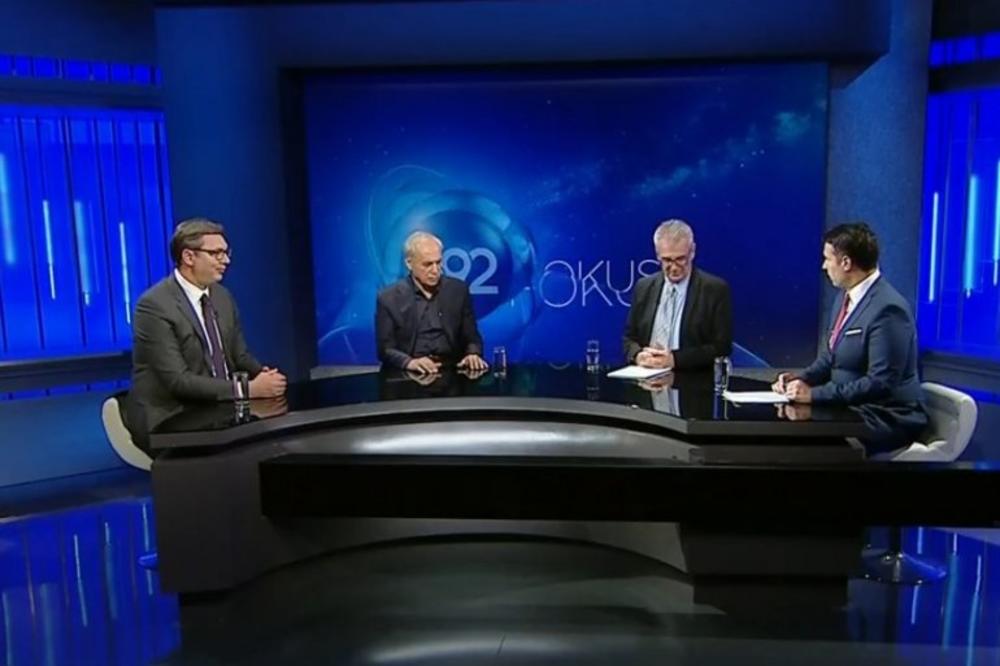 VUČIĆ O REJTINGU STRANAKA PRED IZBORE: Ostalih dvadeset lista imaju podršku kao naša lista!