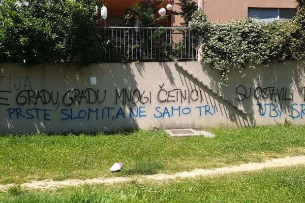 NOVE PRETEĆE PORUKE SRBIMA U VUKOVARU: Ovde su četnici izgubili bradu, slomićemo vam sve prste, a ne samo tri