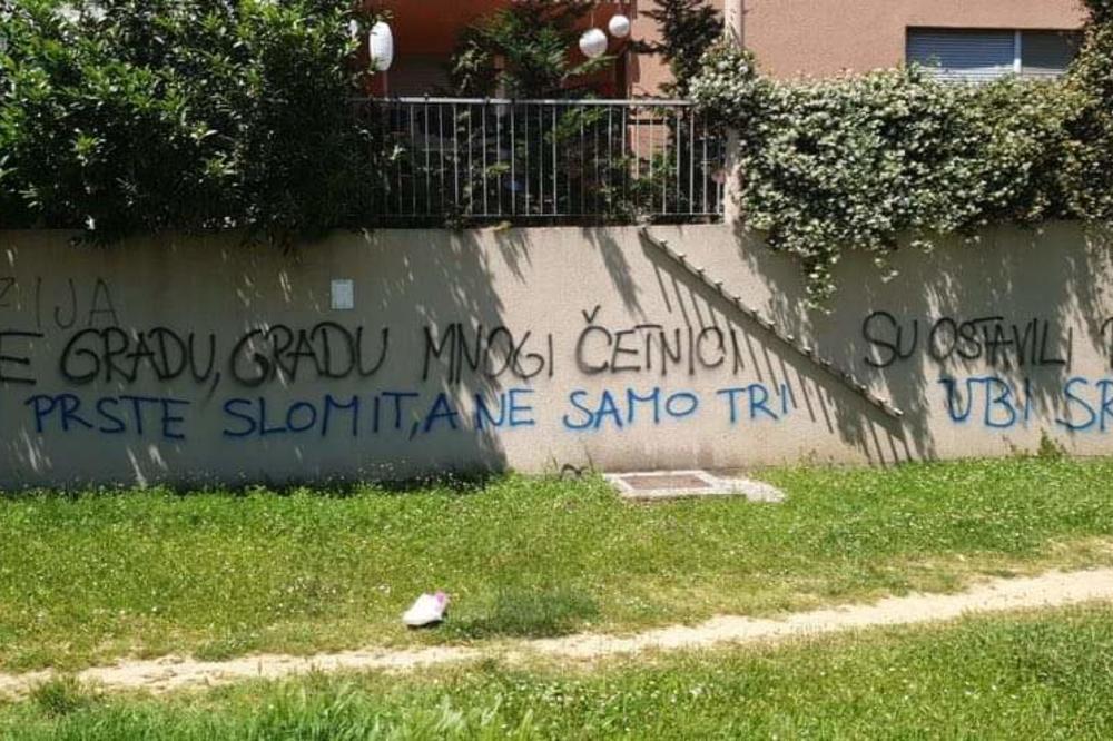 NOVE PRETEĆE PORUKE SRBIMA U VUKOVARU: Ovde su četnici izgubili bradu, slomićemo vam sve prste, a ne samo tri