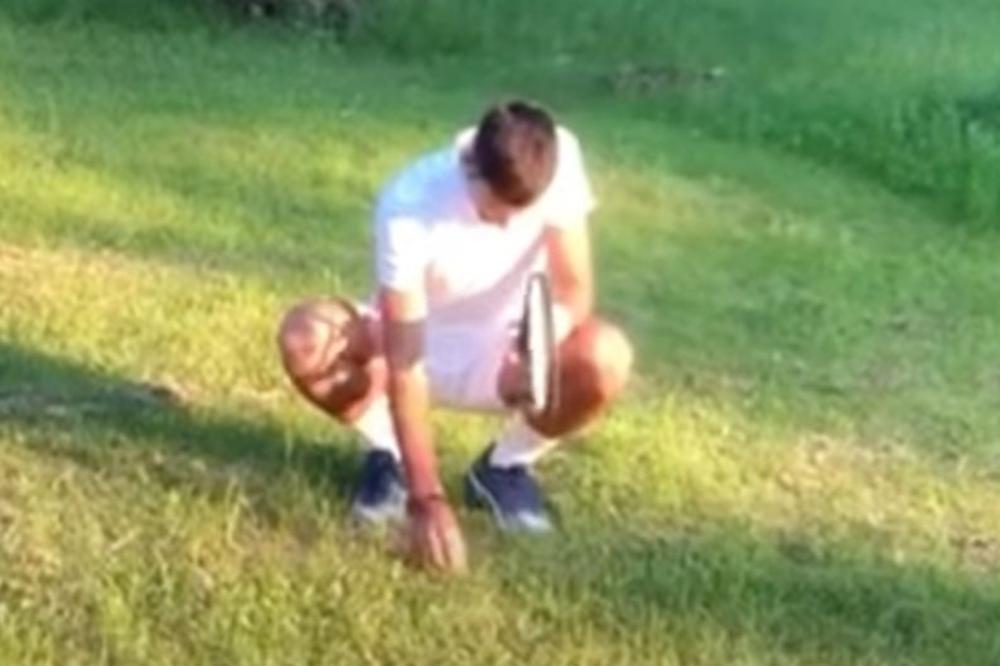 DOK GA SVI NAPADAJU, VIMBLDON PODSEĆA DA JE ON I DALJE NJEGOV ŠAMPION: Đoković je i ove godine jeo travu na terenu!