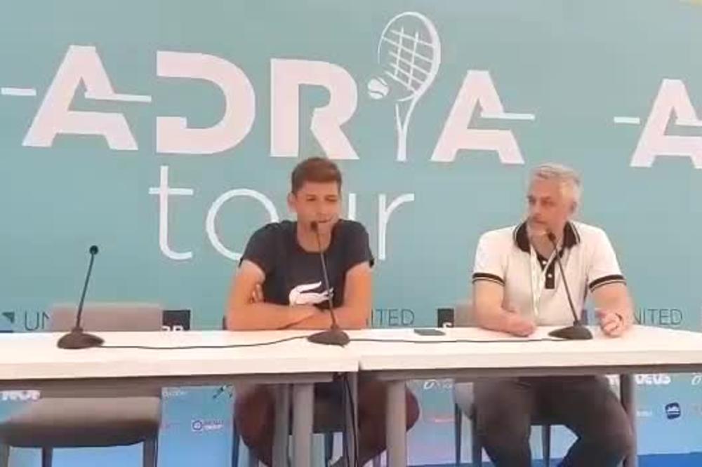 KRAJINOVIĆ PECNUO ĐOKOVIĆA NAKON ŠTO MU JE OVAJ OBEZBEDIO FINALE: Filip se našalio na račun velikog prijatelja!