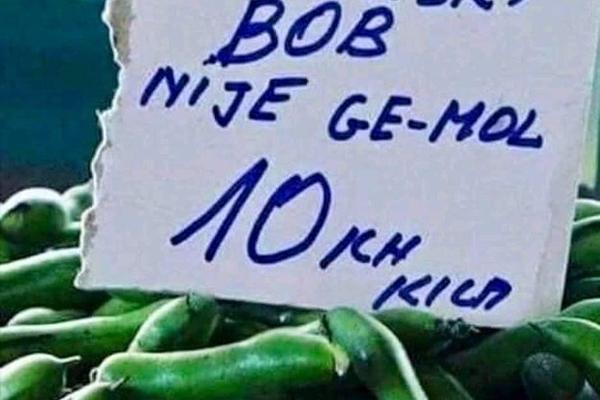 STARINSKI BOB, NIJE GE-MOL: Ovaj prodavac s pijace je duhovitim oglasom nasmejao celu Srbiju (FOTO)