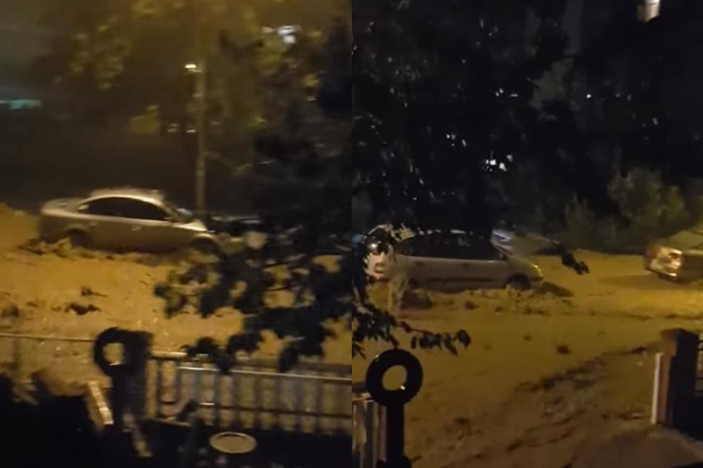 SINOĆ AUTOMOBILI PLIVALI U VODI, A DANAS SU ZAGLAVLJENI U BLATU: Strašno nevreme pogodilo Trstenik (FOTO) (VIDEO)