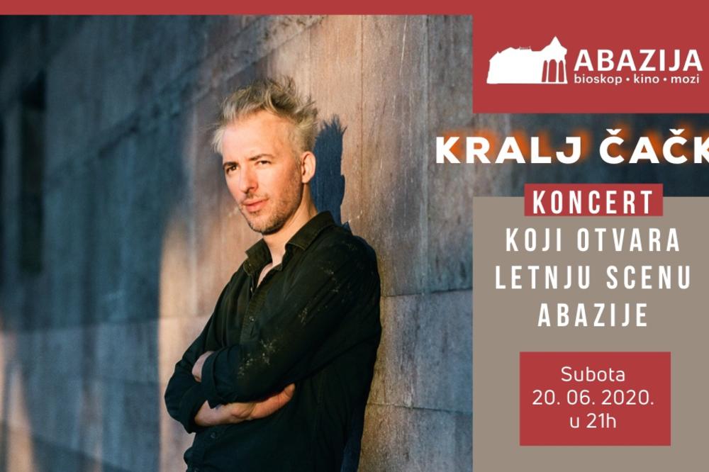 Koncert Kralja Čačka u bioskopu Abazija na Paliću u subotu 20. juna