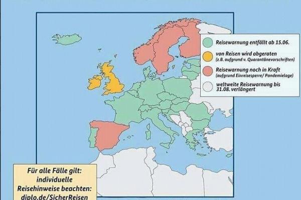 NEMCI ZABRANILI SVOJIM GRAĐANIMA DA PUTUJU U SRBIJU! Ova karta pokazuje gde je najveći rizik od koronavirusa (FOTO)
