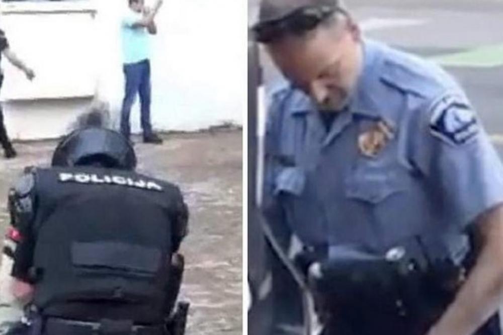 OVAKO SU UBILI FLOJDA! Policija u Budvi brutalnija i od američke, BACILI UHAPŠENOG NA POD, PA MU KLEKNULI NA VRAT!