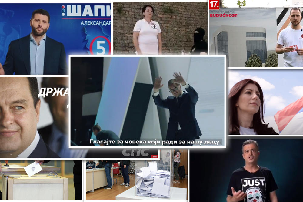 OD KOSOVA DO POKAZIVANJA SREDNJEG PRSTA NA VEŠALIMA: Ovako izgledaju SVI predizborni spotovi za izbore u Srbiji