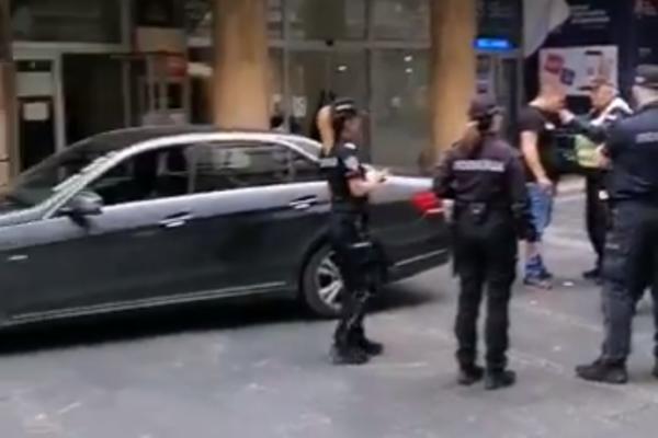 DRUŽE, GDE SI POŠAO? Lik hteo kolima da prođe kroz Knez, ZAUSTAVILA GA PATROLA, nije ZNAO ŠTA GA JE SNAŠLO (VIDEO)