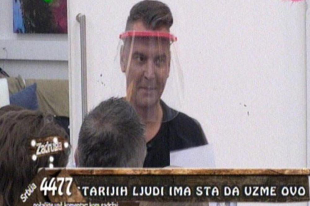 VODITELJ PONOVO NOSI VIZIR! Milan zadrugarima: Kao da nikada niste bili bolesni!