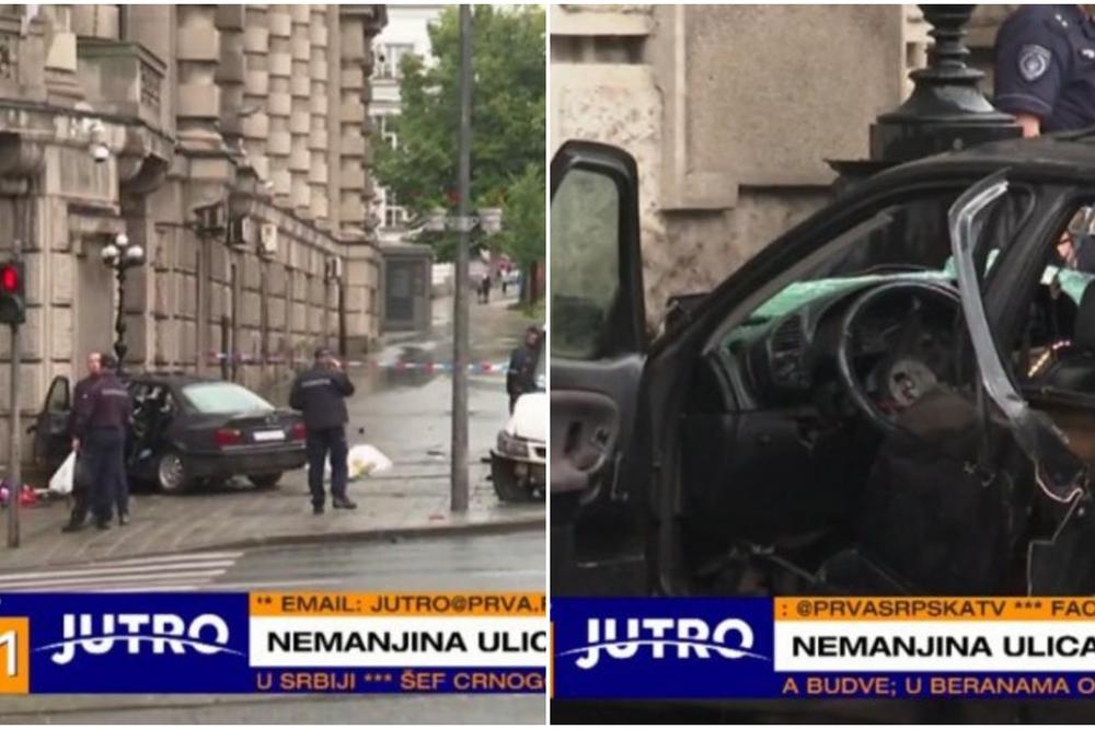 VOZAČ BMW PROŠAO KROZ CRVENO? Oglasio se MUP, ovo su detalji nesreće kod VLADE SRBIJE