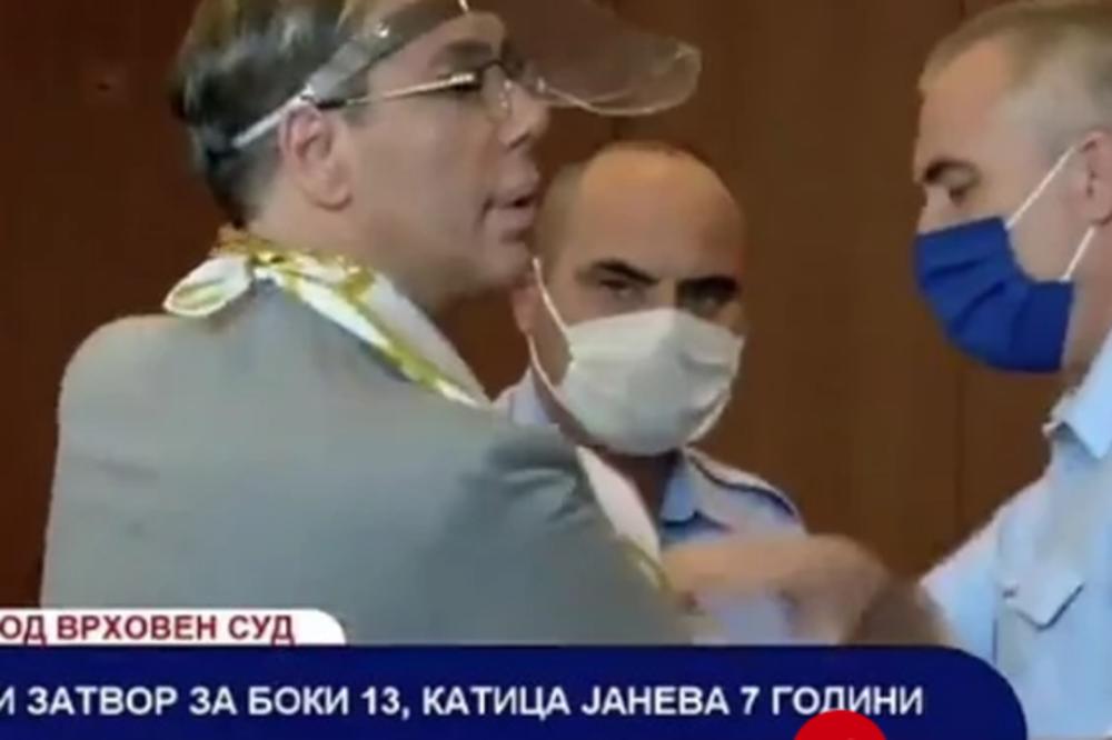 BOKI 13 NAPRAVIO HAOS U SUDNICI, VIKAO, PRETIO, POLICIJA MORALA DA REAGUJE: Pogledajte užasnu svađu sa sudijom!