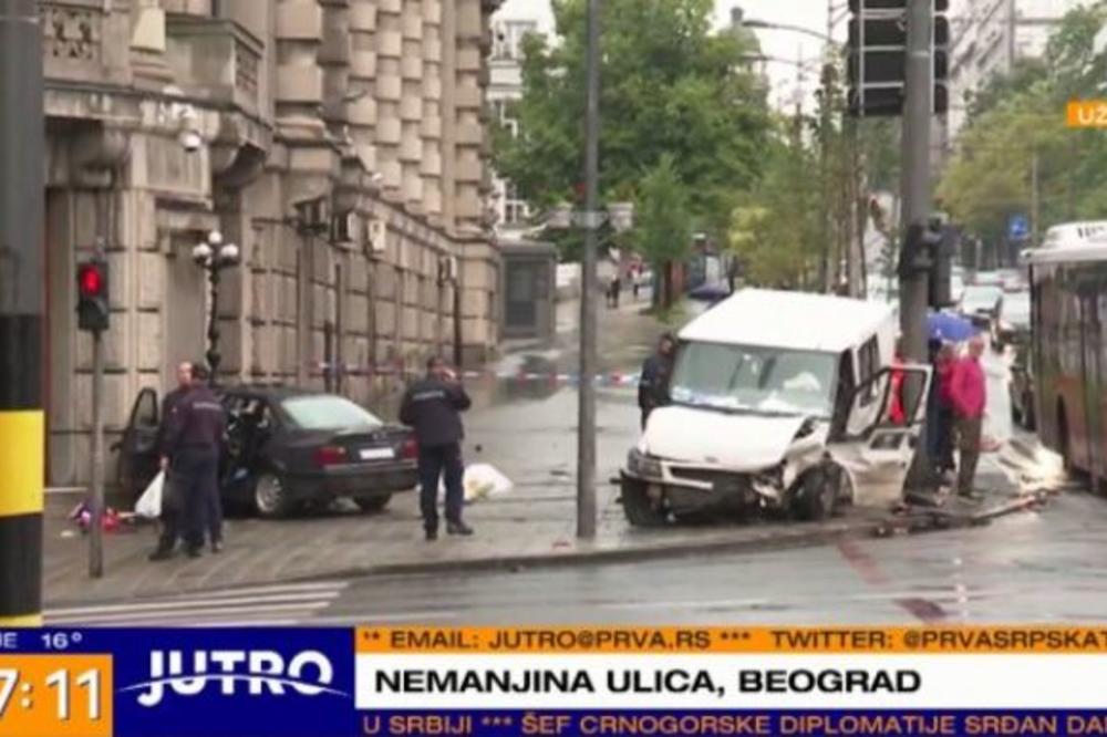 TOLIKO JE PUKLO DA SMO POMISLILI DA JE NEKA EKSPLOZIJA! Očevici ispričali JEZIVE DETALJE teške nesreće kod Vlade