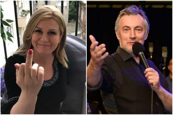 KOLINDA JE POKAZALA SREDNJI PRST CELOM HRVATSKOM NARODU! Oglasio se Škoro oštrom porukom bivšoj predsednici!