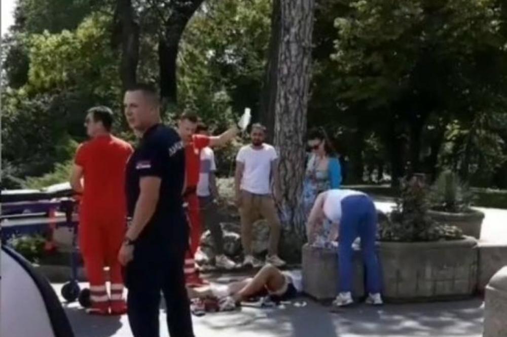 ISPLIVAO SNIMAK TUČE MIGRANATA NA KALEMEGDANU: Jedan drugog bodu, policija odmah stigla! (VIDEO)