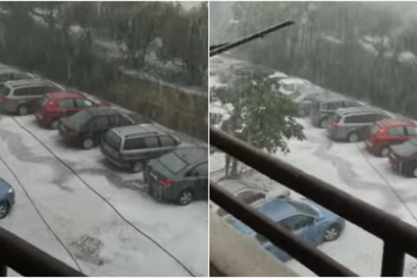 STRAŠNA VREMENSKA PROMENA STIŽE NAM IZ HRVATSKE: Temperatura pala za 12 stepeni! Nevreme i grad ruše sve pred sobom