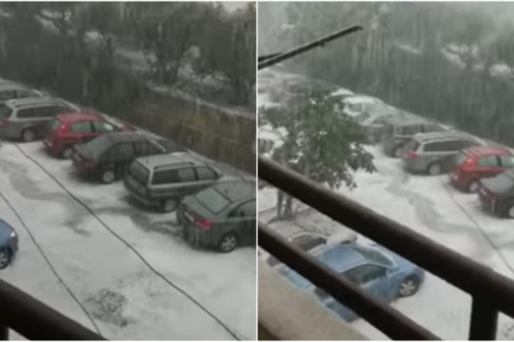 STRAŠNA VREMENSKA PROMENA STIŽE NAM IZ HRVATSKE: Temperatura pala za 12 stepeni! Nevreme i grad ruše sve pred sobom