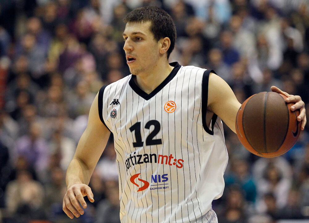 Dragan Milosavljević dok je nosio dres Partizana