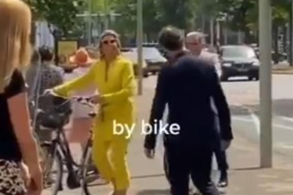 VLADARKA OVE EVROPSKE DRŽAVE SVUDA IDE BICIKLOM: Prelepa kraljica ne odvaja se od svog dvotočkaša (VIDEO)