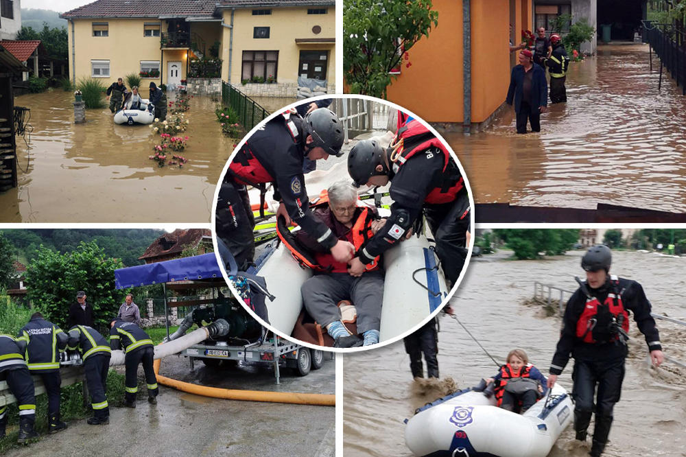 DRAMATIČNE SCENE DOLAZE NAM ŠIROM SRBIJE! Iz poplavljenih kuća IZVLAČE DECU I STARE, horor je šta se dešava