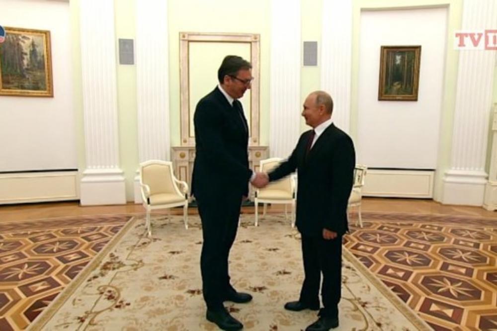 KREMLJ SAOPŠTIO! Otkriveno o čemu su razgovarali Vučić i Putin u četiri oka!